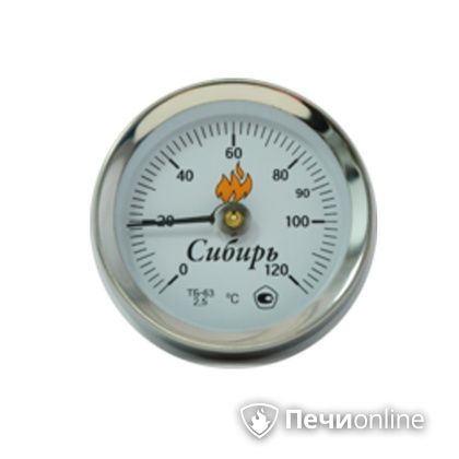Комплектующие для печей и котлов Биметалический термометр ТБП-63