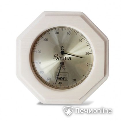 Термогигрометр Sawo 241-THA 8-угольный осина