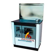 Отопительно-варочная печь МастерПечь ПВ-07 экстра с духовым шкафом 7.2 кВт (белый)
