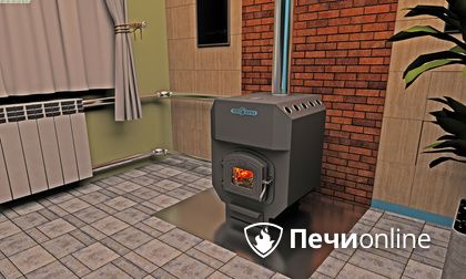 Отопительная печь Теплодар Топ-аква-150 ДЧ