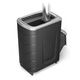 Дровяная банная печь TMF Тунгуска 2011 Carbon дверь из нержавейки антрацит