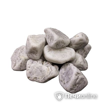 Камни для бани Огненный камень Кварц шлифованный отборный 10 кг ведро